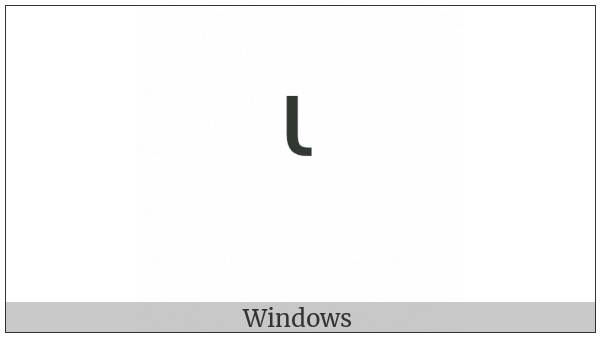 Modifier Letter Small Iota on various operating systems