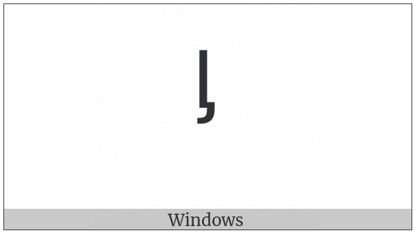 Modifier Letter Small L With Palatal Hook on various operating systems