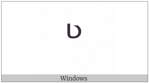 Modifier Letter Small V With Hook on various operating systems