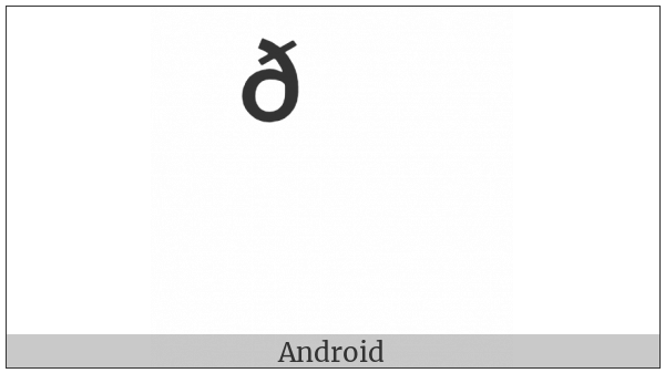 Combining Latin Small Letter Eth on various operating systems