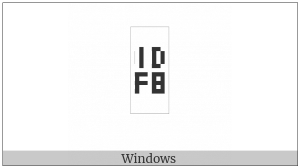Combining Dot Above Left on various operating systems
