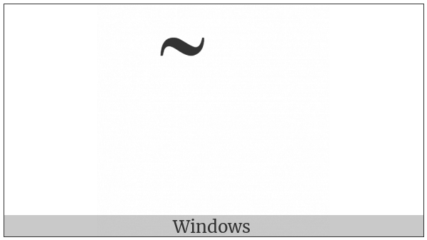 Combining Tilde on various operating systems