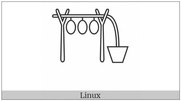 Egyptian Hieroglyph M043 on various operating systems