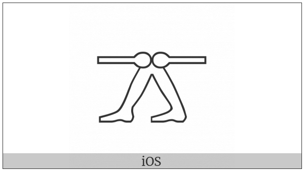 Egyptian Hieroglyph O035 on various operating systems