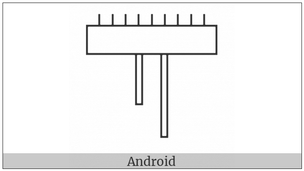 Egyptian Hieroglyph S028 on various operating systems