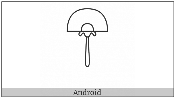 Egyptian Hieroglyph S035 on various operating systems
