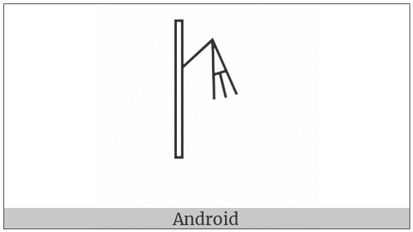 Egyptian Hieroglyph S044 on various operating systems