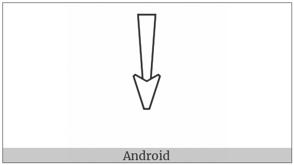 Egyptian Hieroglyph T022 on various operating systems