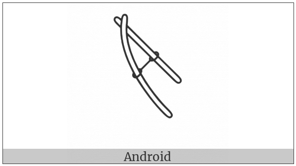 Egyptian Hieroglyph U006 on various operating systems