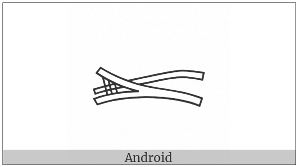 Egyptian Hieroglyph U014 on various operating systems