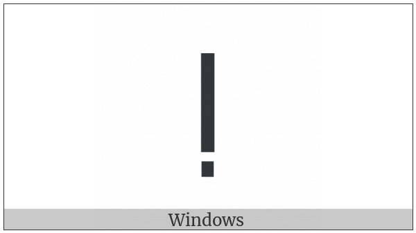 Latin Capital Letter I With Dot Below on various operating systems