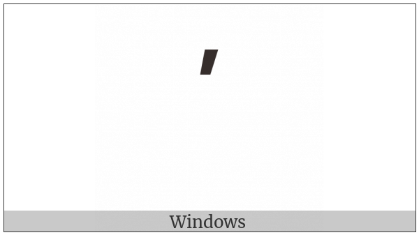 Combining Comma Above Right on various operating systems