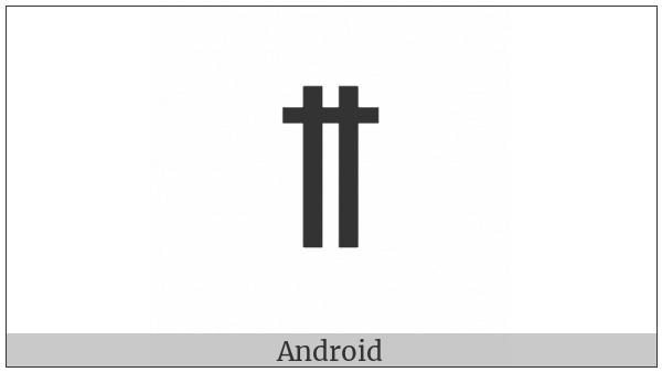 Latin Small Letter Middle-Welsh Ll on various operating systems