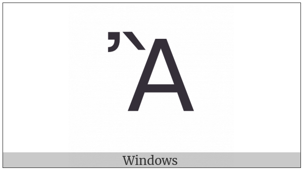 Greek Capital Letter Alpha With Psili And Varia on various operating systems