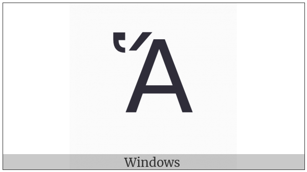 Greek Capital Letter Alpha With Dasia And Oxia on various operating systems
