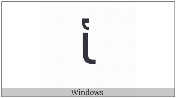 Greek Small Letter Iota With Dasia on various operating systems