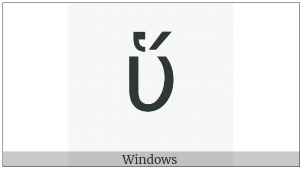 Greek Small Letter Upsilon With Dasia And Oxia on various operating systems