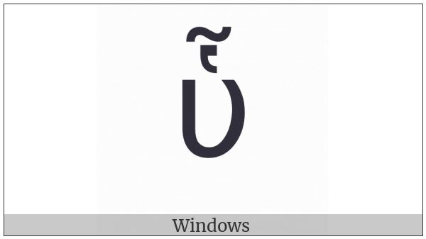Greek Small Letter Upsilon With Dasia And Perispomeni on various operating systems