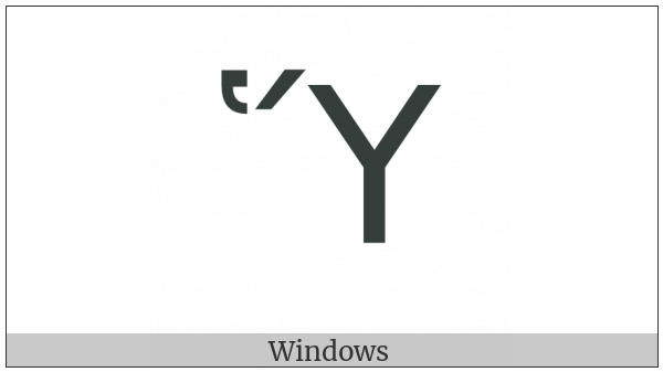 Greek Capital Letter Upsilon With Dasia And Oxia on various operating systems