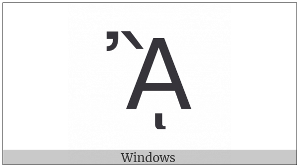 Greek Capital Letter Alpha With Psili And Varia And Prosgegrammeni on various operating systems