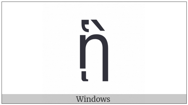 Greek Small Letter Eta With Dasia And Varia And Ypogegrammeni on various operating systems
