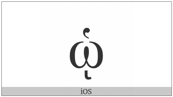 Greek Small Letter Omega With Dasia And Ypogegrammeni on various operating systems