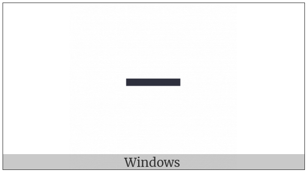 En Dash on various operating systems