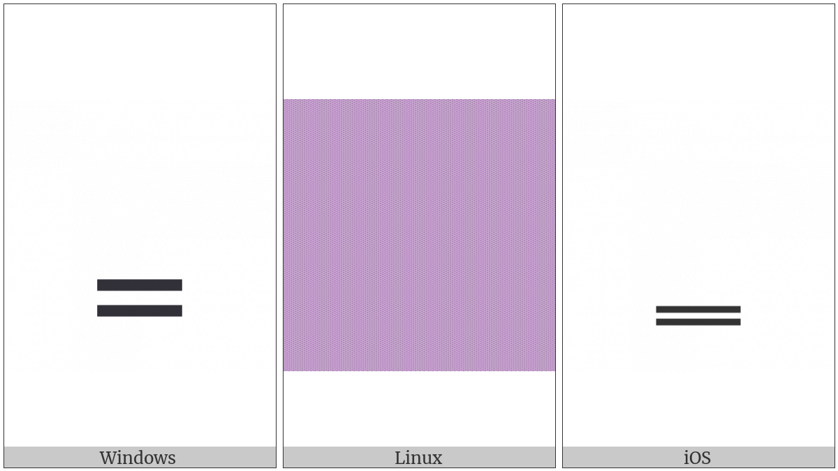 Double Low Line on various operating systems