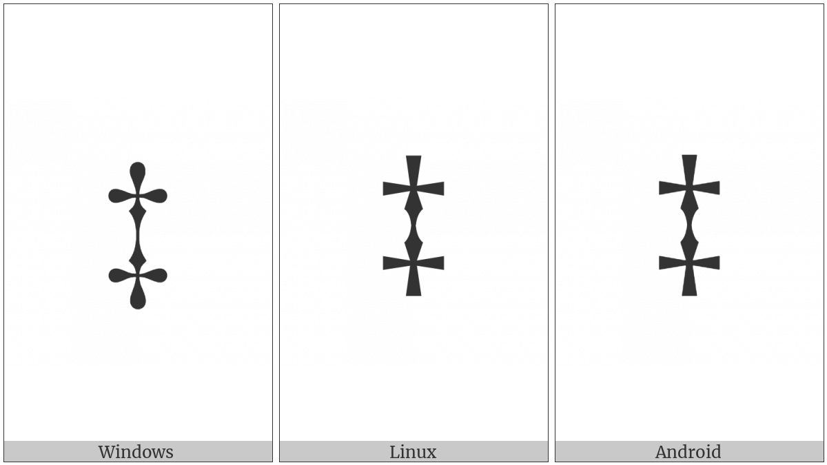 Double Dagger on various operating systems