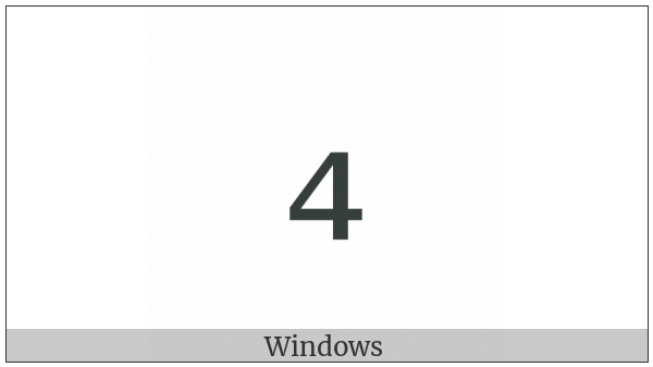 Subscript Four on various operating systems