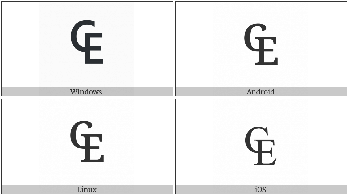 Euro-Currency Sign on various operating systems