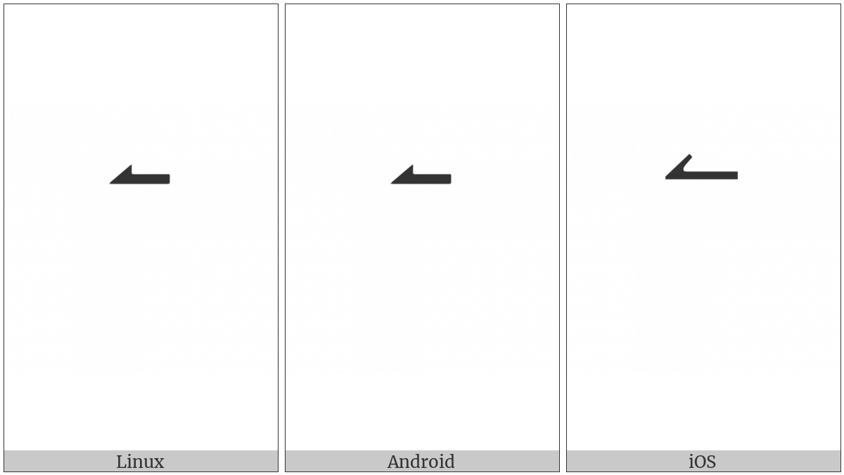 Combining Left Harpoon Above on various operating systems