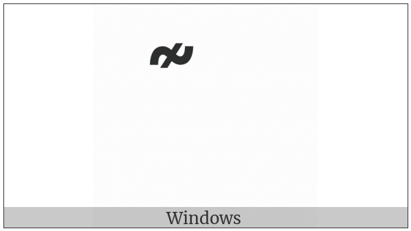 Combining Not Tilde Above on various operating systems