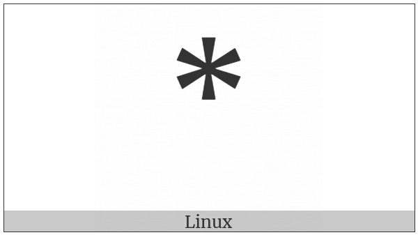 Combining Asterisk Above on various operating systems