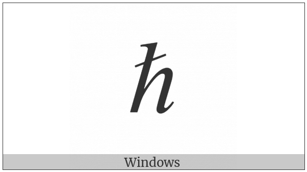 Planck Constant Over Two Pi on various operating systems