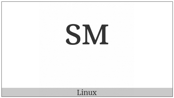 Service Mark on various operating systems