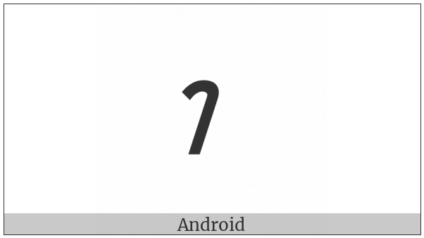 Turned Greek Small Letter Iota on various operating systems