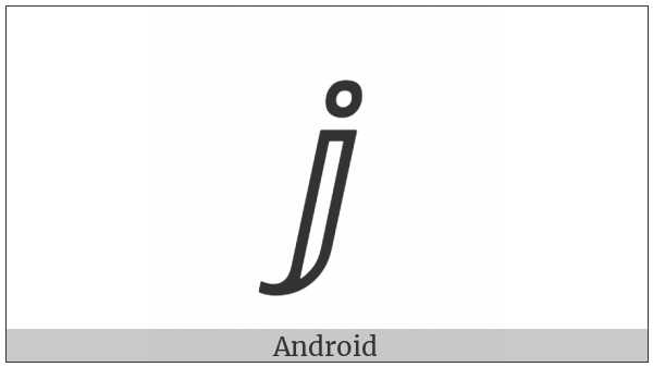 Double-Struck Italic Small J on various operating systems