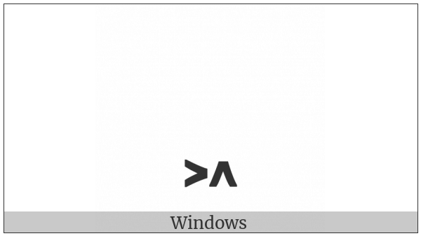 Combining Right Arrowhead And Up Arrowhead Below on various operating systems