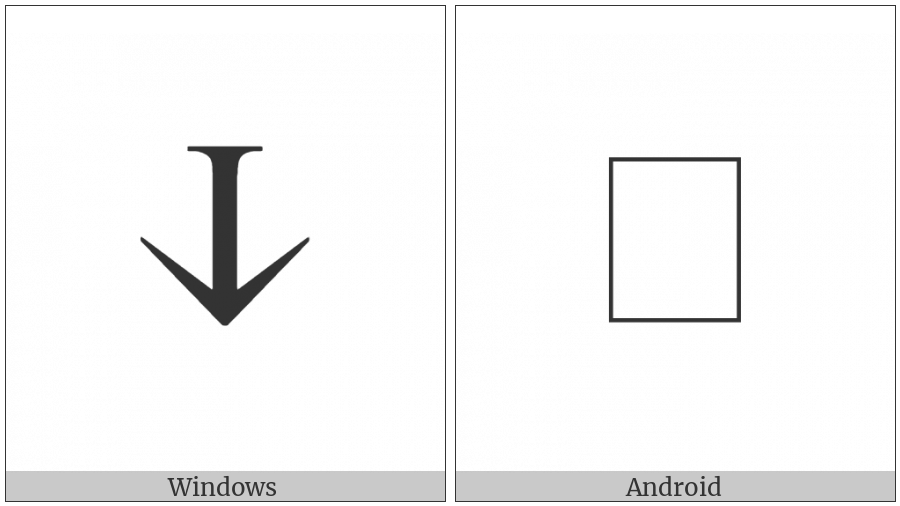 Roman Numeral Fifty Early Form on various operating systems