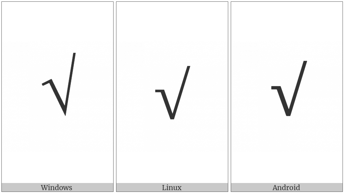 Square Root on various operating systems