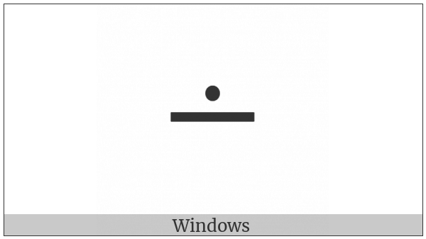 Dot Minus on various operating systems
