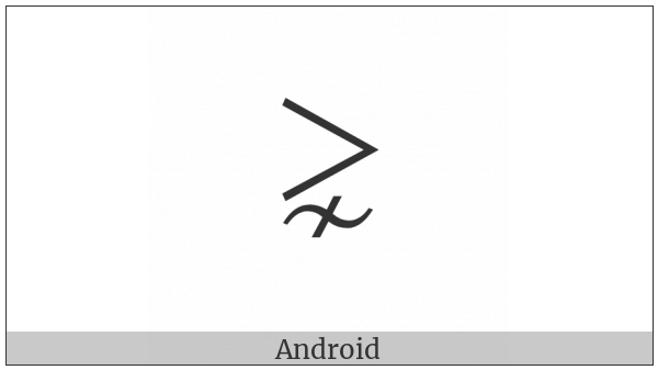 Greater-Than But Not Equivalent To on various operating systems