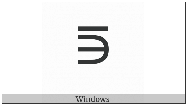 Small Contains With Overbar on various operating systems