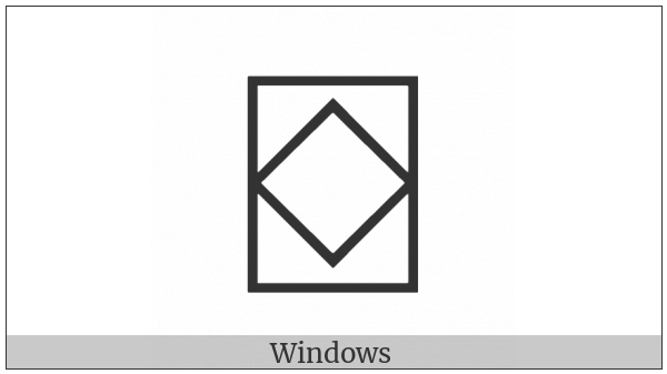 Apl Functional Symbol Quad Diamond on various operating systems