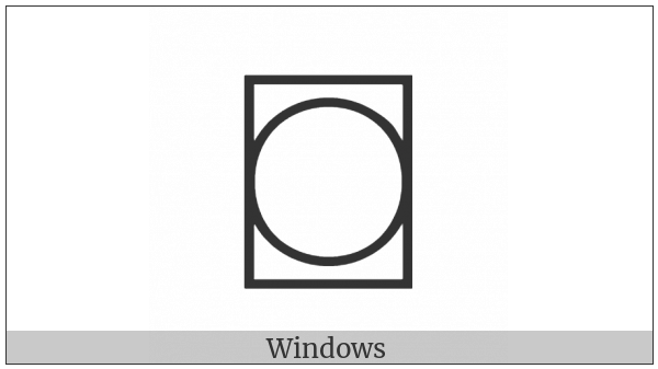 Apl Functional Symbol Quad Circle on various operating systems