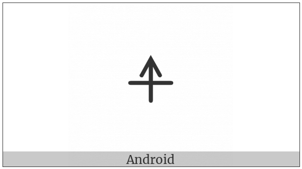 Apl Functional Symbol Upwards Vane on various operating systems