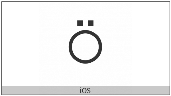 Apl Functional Symbol Circle Diaeresis on various operating systems