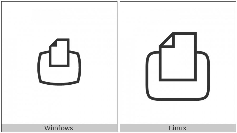 Print Screen Symbol on various operating systems