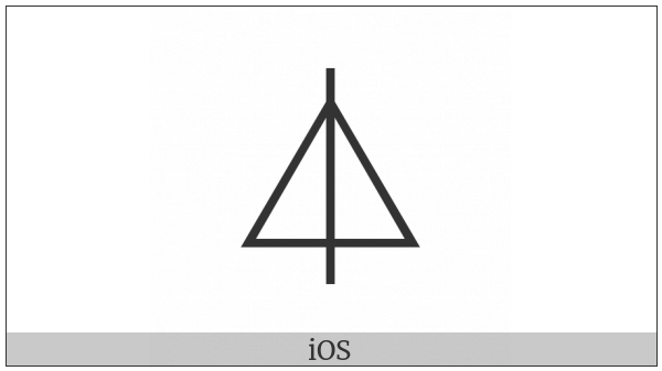 Dentistry Symbol Light Vertical With Triangle on various operating systems